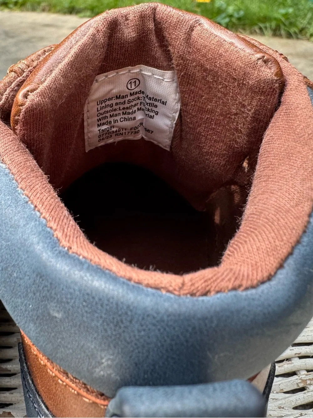 Toddler Boys' Xavier High Top Sneakers - Cat & Jack™ Cognac size 11 lot of two